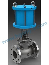 JIS/API stainless steel pneumatic flange globe valve